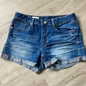 Women's Gap Denim Cuffed Shorts Size 27